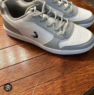 Women's Classic Gray and White Sneakers